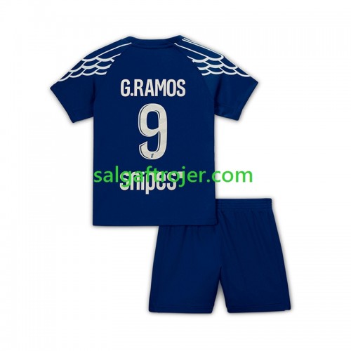 Paris Saint-Germain PSG Goncalo Ramos 9 Fodboldtrøjer Børn 4. sæt 2024/25 Kort ærmer Paris Saint-Germain PSG Goncalo Ramos 9 Fodboldtrøjer Børn 4. sæt 2024/25 Kort ærmer